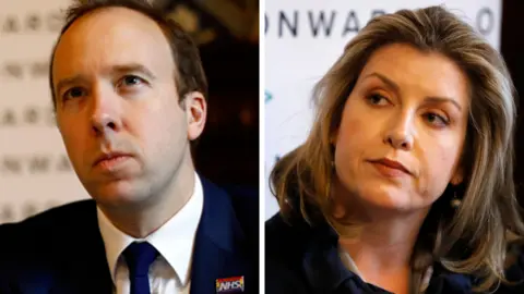 AFP Composite of Matt Hancock and Penny Mordaunt