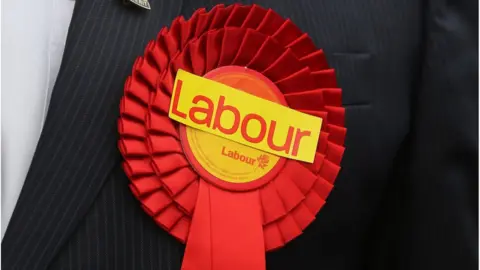PA Media Labour rosette