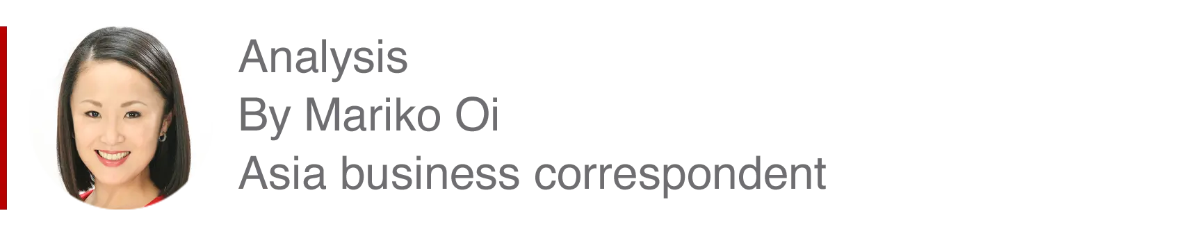 Analysis box by Mariko Oi, Aisa correspondent