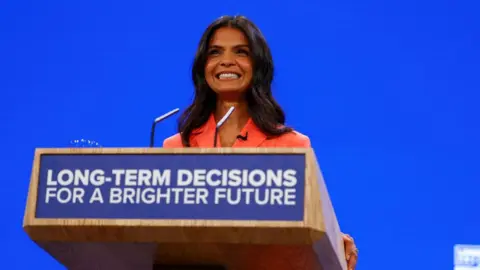 Reuters Akshata Murty addresses Conservative Party Conference
