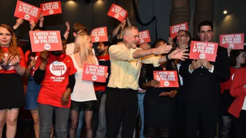Getty Images Jeremy Corbyn leadership rally