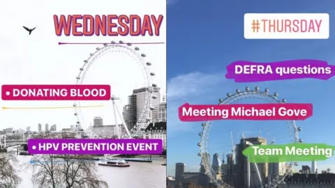 Bottomley/Davies/Instagram Images shared by Conservatives Sir Peter Bottomley and Mims Davies