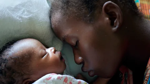 Getty Images In West Africa, 4.1% of births involve a Caesarean section, below the 5% recommended rate by WHO (Credit: Getty Images)