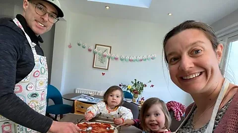 Dowley and Morrison Couples like Una Morrison and Roger Dowley in Dublin are seeking gender-balanced childcare in the midst of the pandemic (Credit: Dowley and Morrison)