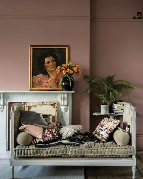 Farrow & Ball Dusky pink paints are sought after at the moment – including Sulking Room Pink (Credit: Farrow & Ball)