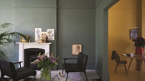 Farrow & Ball Muted, earthy colours are re-emerging now, including smoky greens and mustard yellow (Credit: Farrow & Ball)