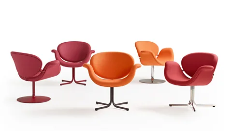 A Century of Colour in Design/ Thames & Hudson The vibrant shades of the 1960s Artifort Tulip chair have added to its iconic design status (Credit: A Century of Colour in Design/ Thames & Hudson)