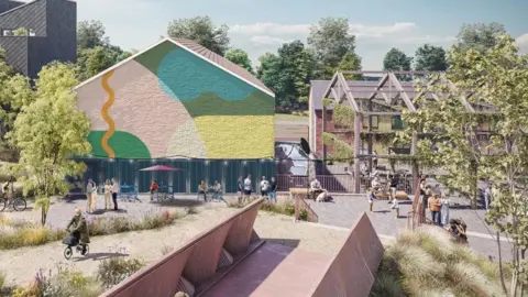 Sheffield City Council Attercliffe Waterside artist's impression