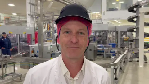 BBC/Nathan Turvey Kevin Shrimpton, Nestle York factory manager