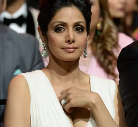 Getty Images Bollywood actress Sridevi Kapoor at the 15th International Indian Film Academy (IIFA) Awards in Tampa, Florida, 25 April 2014