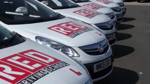 Red Driving School  Red Driving School branded cars