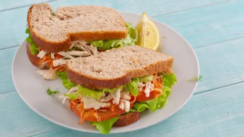 Getty Images A chicken sandwich