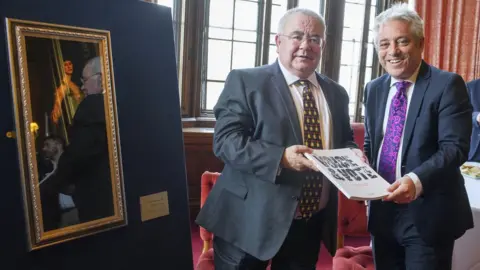 UK Parliament/Jessica Taylor  Seán Ó Fearghaíl and John Bercow