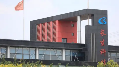 Getty Images Changchun Changsheng Life Sciences Limited is seen on July 24, 2018