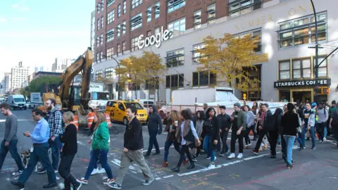 AFP Google staff walk out
