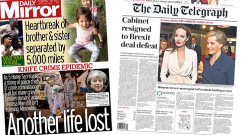 Front pages