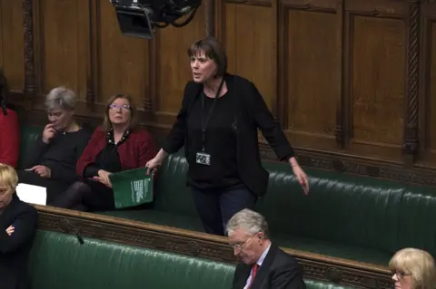 UK Parliament/Mark Duffy MP Jess Phillips speaks during the Prime Minister's Statement on the EU Council