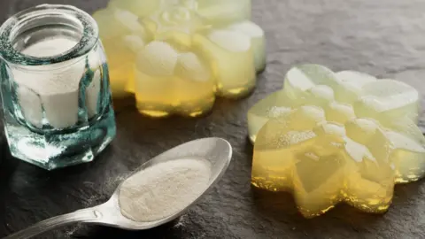 Getty Images A dessert made using agar agar