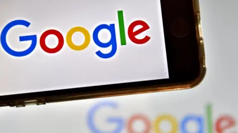 AFP Photo of Google on mobile