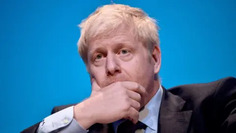 PA wire Boris Johnson