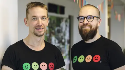 Ossi Ahola Heikki Vaananen (left) and Ville Levaniemi