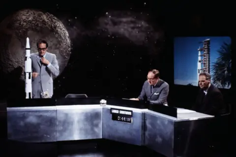 BBC James Burke, Cliff Michelmore and Patrick Moore