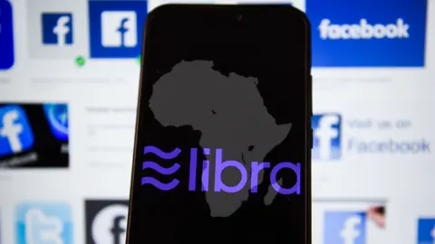 Getty Images A mobile phone showing a Libra