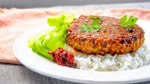 Omnipork Fried spicy substitute pork patty