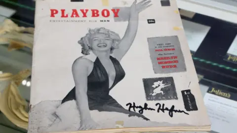 Getty Images Autographed first issue of Playboy
