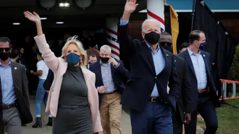 Reuters Jill Biden waves at a crowd