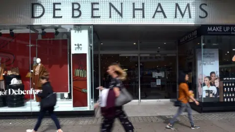 PA Media Debenhams