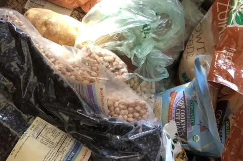 Julie Fredrickson Julie’s prepper food supplies