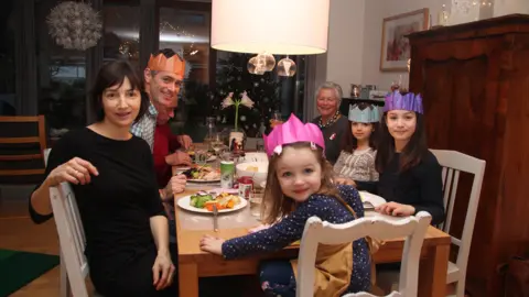 Courtesy of Graham Crewe Image shows the Crewe family last Christmas