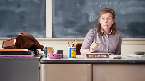HBO Frances McDormand here playing a younger Olive Kitteridge in the television series, said "I was often told that I wasn't a thing"