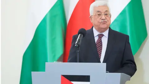 Getty Images Mahmoud Abbas (file photo)