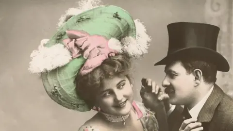 Getty Images Victorian woman in feathered hat