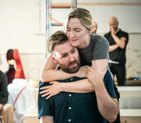 Marc Brenner Saoirse Ronan and James McArdle