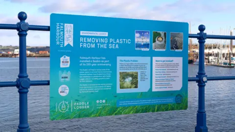 Falmout Harbour Falmouth Harbour environmental legacy sign
