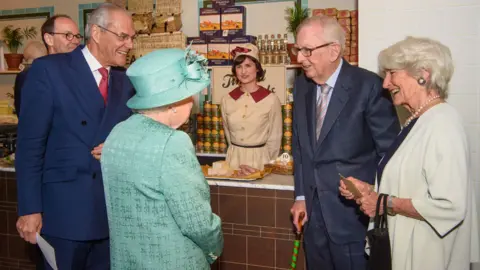 Sainsbury's Lord Sainsbury and the Queen