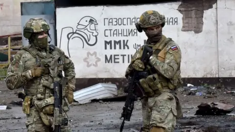 AFP Russian troops in Mariupol, 18 May 22