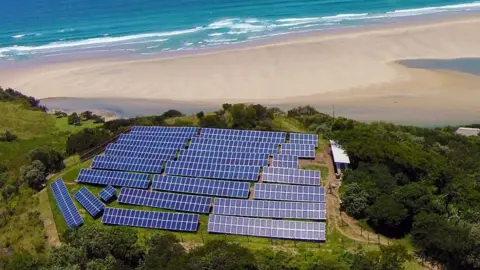 Art Solar An Art Solar farm near the South African coast