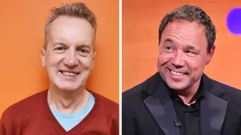 BBC / PA Media Frank Skinner and Stephen Graham
