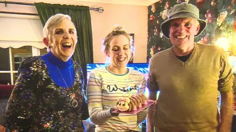McNally family Bernie McNally, Natalie McNally and Noel McNally celebrate Natalie's birthday