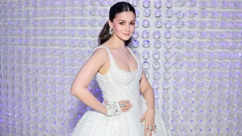 Getty Images MAY 01: Alia Bhatt attends The 2023 Met Gala Celebrating "Karl Lagerfeld: A Line Of Beauty" at The Metropolitan Museum of Art on May 01, 2023 in New York City. (Photo by Cindy Ord/MG23/Getty Images for The Met Museum/Vogue)