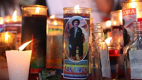 ZUMA Press, Inc./Alamy San Simón has a reputation for mischief and is believed to grant wishes (Credit: ZUMA Press, Inc./Alamy)