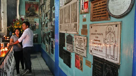 Gavin Haines Worshippers ask San Simón for a variety of favours, from healing the sick to shorter prison sentences (Credit: Gavin Haines)