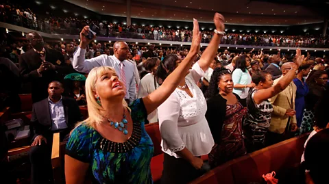 Getty Images US megachurches bring in thousands of worshippers (Credit: Getty Images)