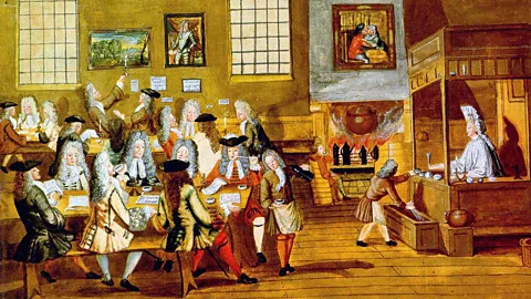 CPA Media Pte Ltd/Alamy England's early coffeehouses helped usher in the Enlightenment and birthed periodical literature (Credit: CPA Media Pte Ltd/Alamy)