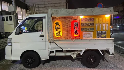 Kōki Ono Vendor Kōki Ono has been selling sweet potatoes from his truck for almost two years (Credit: Kōki Ono)