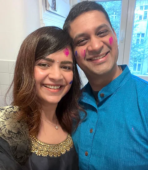 Courtesy of Shubhangi Sharma Dr Shubhangi Sharma and Shivansh Tyagi have moved their investments from India to Germany, and are in the process of buying a house (Credit: Courtesy of Shubhangi Sharma)